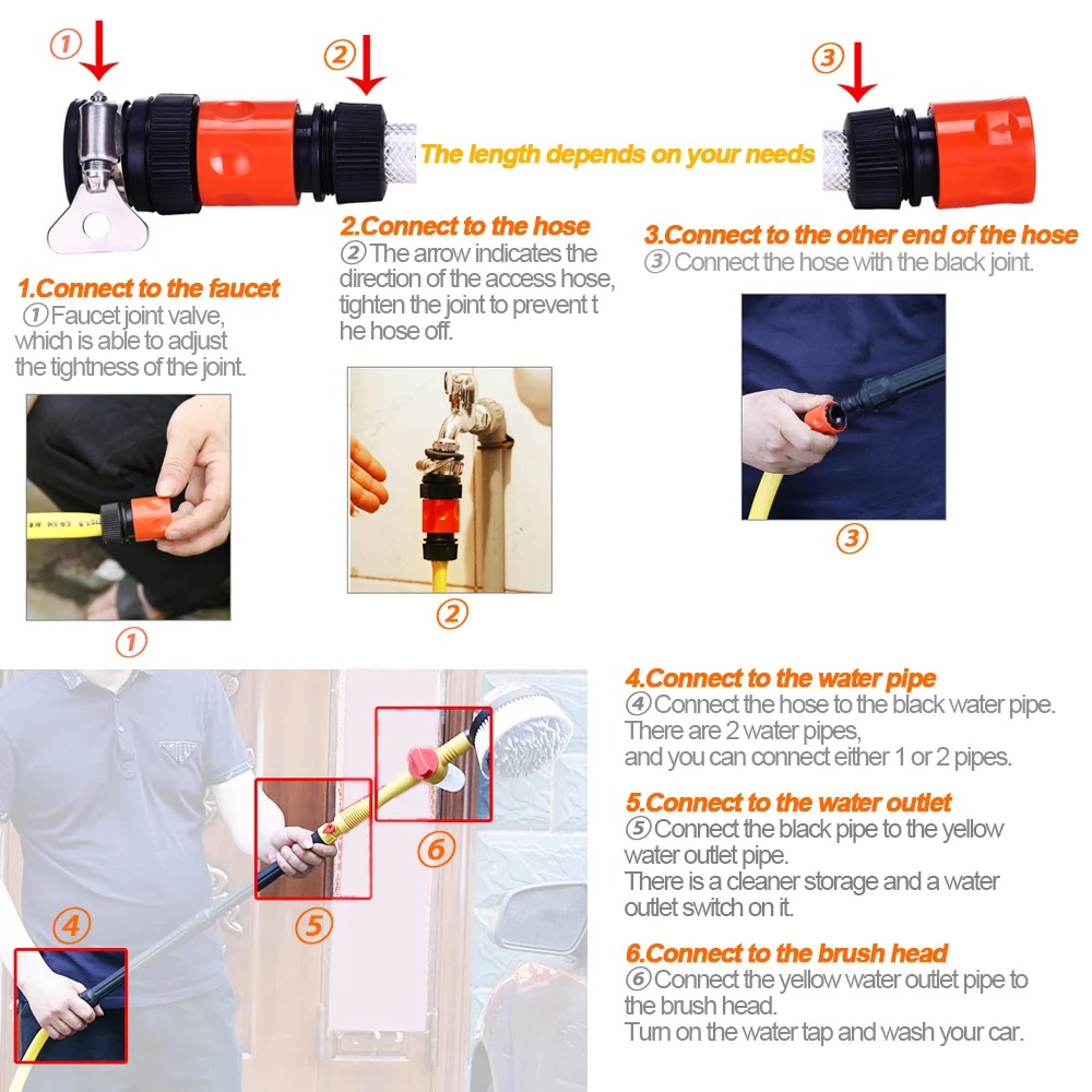 Miniatura 7 de Cepillo lavado carro accesorios FK23C-22